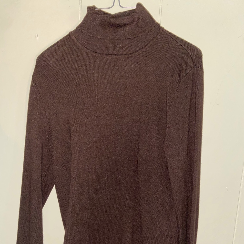 Chico’s brown turtle neck